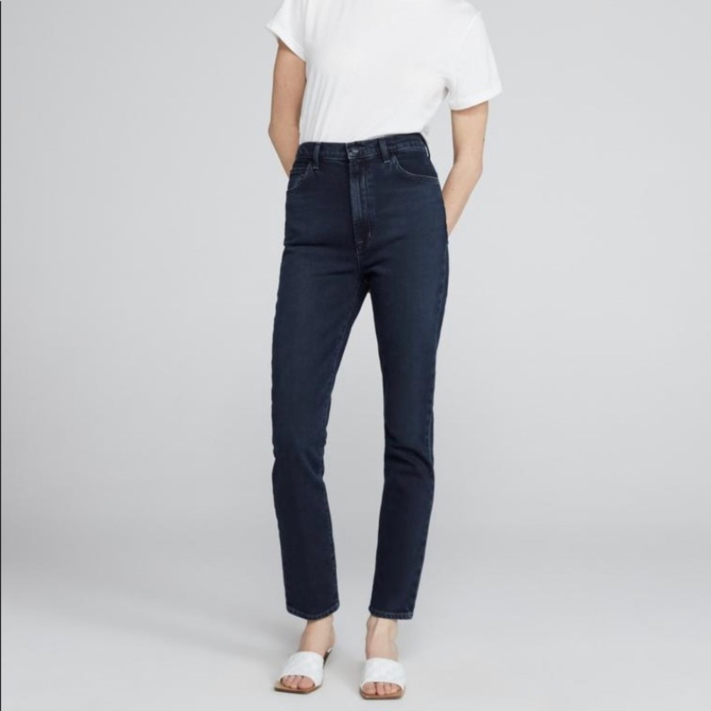 J brand 1212 Runway, Straight Leg Jean in Nocturne (Deep Navy) Dark Rinse